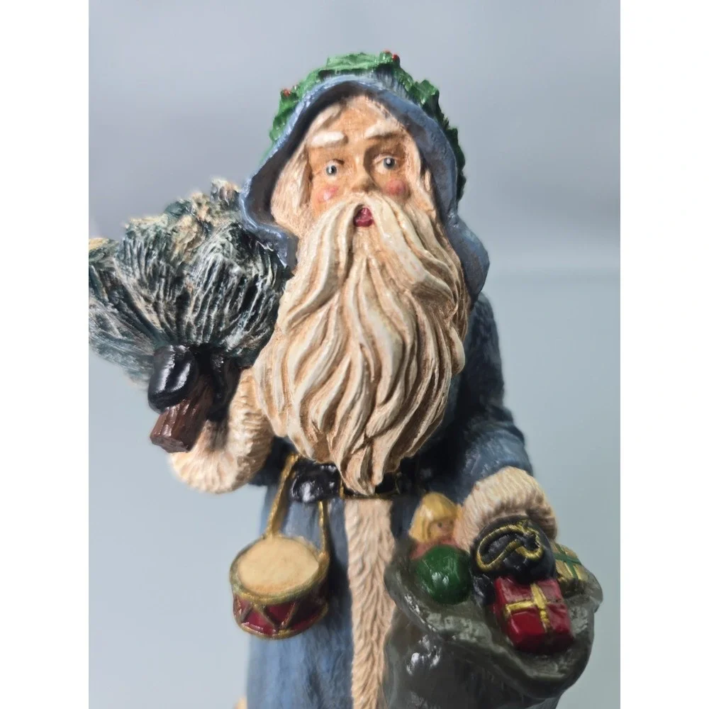 Vintage‎ Finland Joulupukki Santa Figurine Nordic Father Christmas Resin 1992